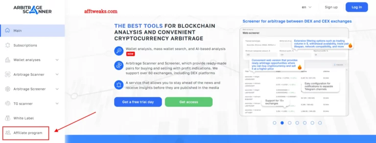 Arbitrage Scanner Affiliate Program Review