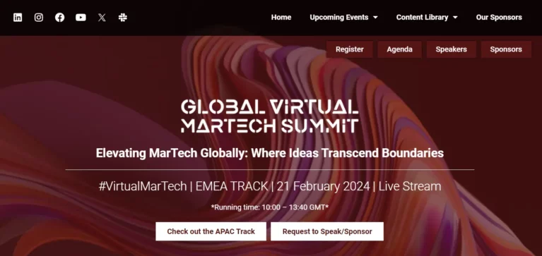 Global Virtual MarTech Summit EMEA